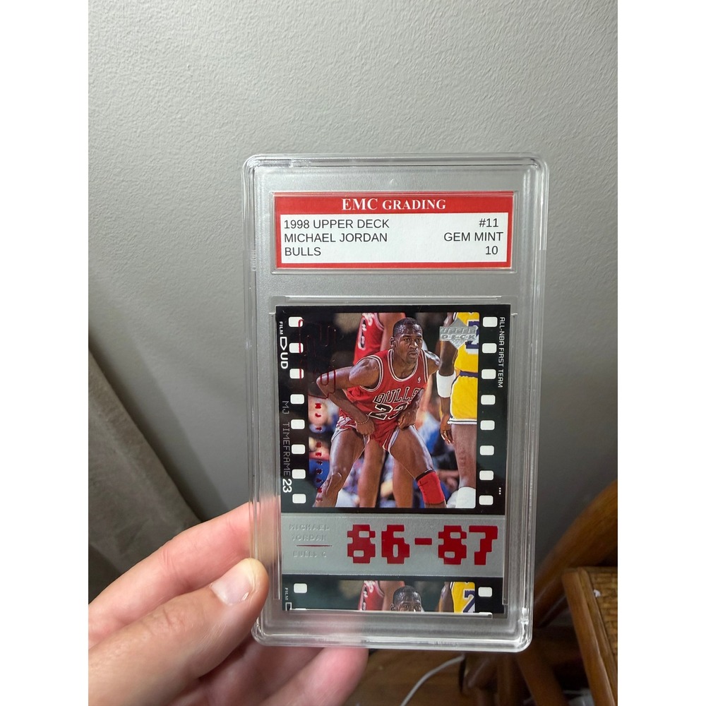 1998 Upper Deck MJ TimeFrame Michael Jordan #11 Bulls 86-87 All-NBA Card